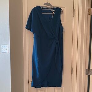 Elegant Blue Women's Dress